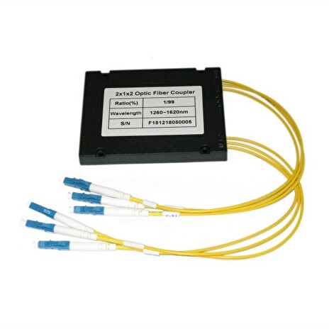 XtendLan Fiber TAP, 1:99, 1%, LC, singlemode, optický "odposlech"