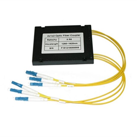 XtendLan Fiber TAP, 5:95, 5%, LC, singlemode, optický "odposlech"