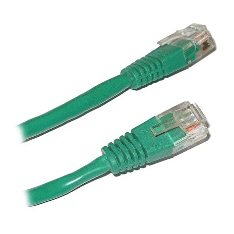 XtendLan Patch kabel Cat 5e UTP 0,5m - zelený