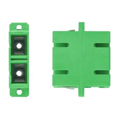 XtendLan SC-SC duplex adaptér SM, APC , zelený, do optických rozvaděčů