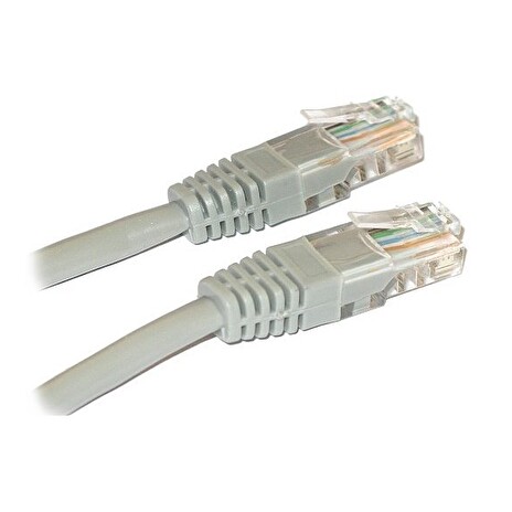 XtendLan Patch kabel Cat 6 UTP 1m - šedý