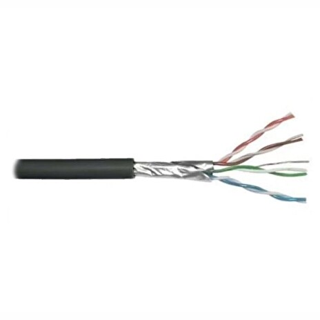 PLANET kabel FTP, drát, 4pár, Cat 5e, PE venkovní, Planet Elite, Dca (balení 305m)