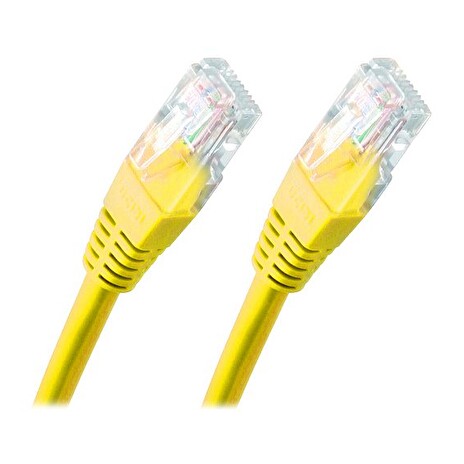 XtendLan Patch kabel Cat 6 UTP 1m - žlutý