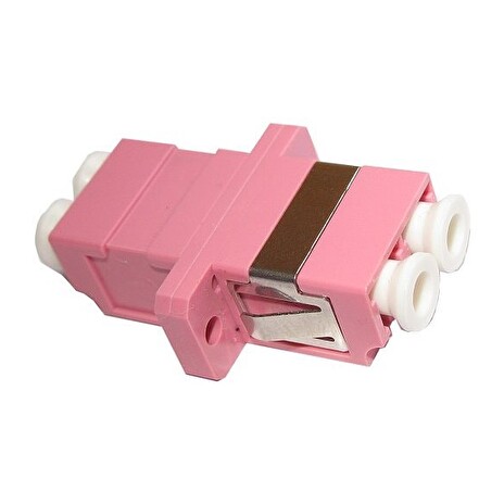 XtendLan LC-LC duplex adapter MM, OM4, fialová, do optických rozvaděčů