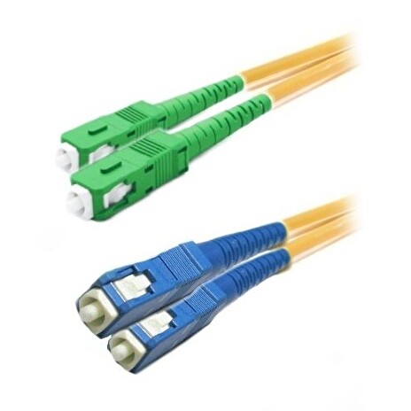 XtendLan FO patch SC/APC-SC 1m 9/125 duplex, G.652d, LS0H