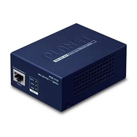 Planet POE-173S Ultra PoE splitter 802.3bt do 60W - výstup 12/19/24VDC, 1Gb, PoH