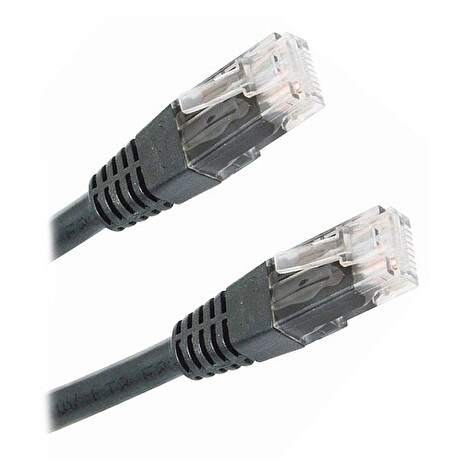 XtendLan Patch kabel Cat 5e UTP 0,5m - černý