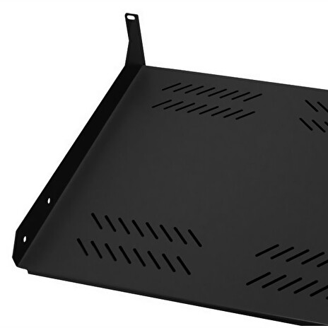 XtendLan Police 400mm, univerzal, 2U, 45kg nosnost, černá