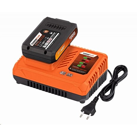 Sada Powerplus POWDP9062 nabíječka 20/40 V plus baterie 20 V