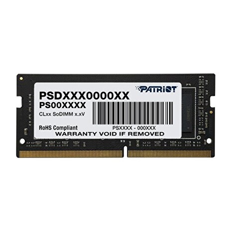 PATRIOT Signature 16GB DDR4 2666MHz / SO-DIMM / CL19 / 1,2V