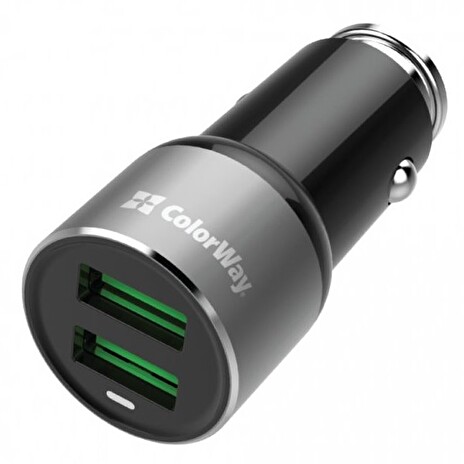 COLORWAY 2x USB nabíječka do auta 18W