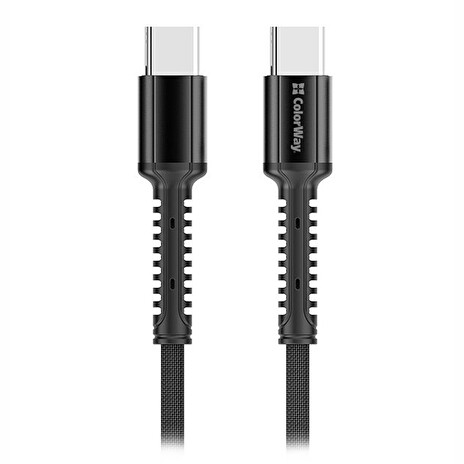 Colorway Nabíjecí Kabel Type-C - Type-C/ 2m/ Šedivý