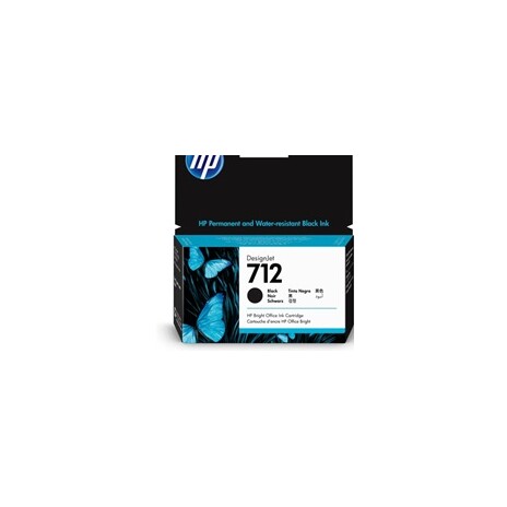HP 712 38-ml Black DesignJet Ink Cartridge