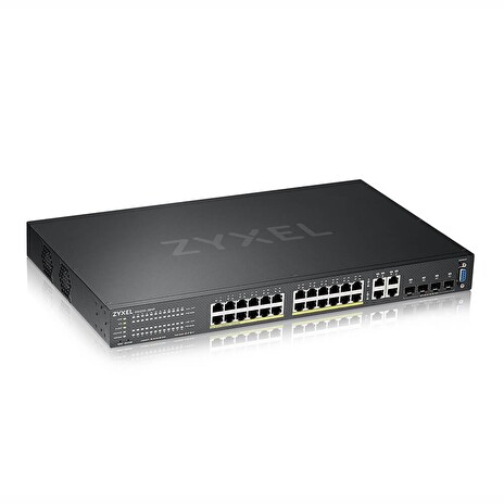 Zyxel GS2220-28HP,EU region,24-port GbE L2 PoE Switch with GbE Uplink (1 year NCC Pro pack license bundled)