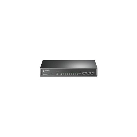 TP-Link switch TL-SF1009P, 9x 10/100Mbs RJ45, 8x PoE+ 65W, fanless