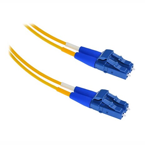 XtendLan FO patch LC-LC 3m 9/125, duplex, ultraflexibilní G.657.A1, LS0H, průměr 2mm, krátký vývod