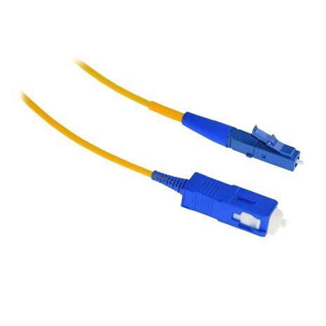 XtendLan FO patch LC-SC 1m 9/125, simplex, ultraflexibilní G.657.A1, LS0H, průměr 2mm, krátký vývod