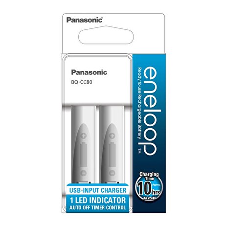 Nabíječka baterií PANASONIC ENELOOP KJ80MCC20USB 2xAA