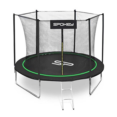 Trampolína SPOKEY JUMPER 244cm černo-zelená