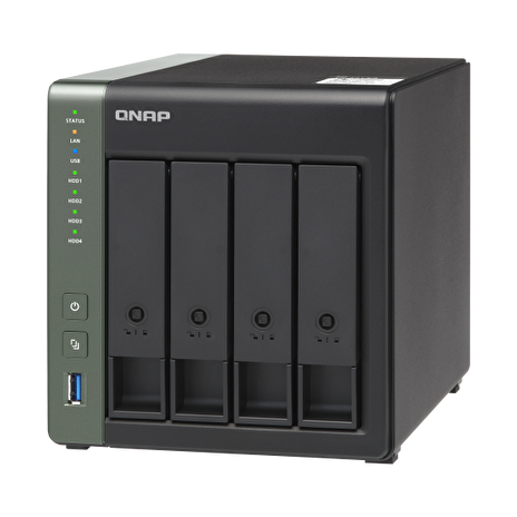 QNAP TS-431X3-4G (1,7GHz / 4GB RAM / 4x SATA / 1x GbE / 2x 2,5GbE / 1x 10GbE SFP+ / 3x USB 3.2)