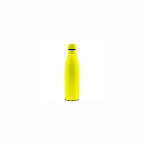 Puro ICON FLUO láhev z nerezové oceli, double wall, 500ml žlutá
