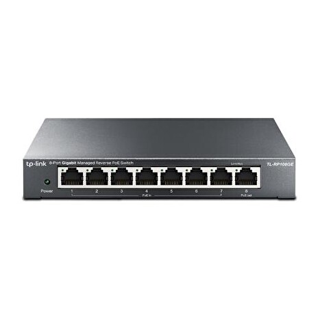 TP-LINK TL-RP108GE 8-Port Gigabit Managed Reverse PoE Switch