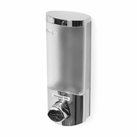 Dávkovač Compactor Uno mýdla / šampónu na zeď, chrom plast, 360 ml, RAN6014