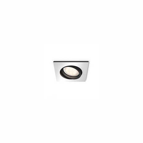 PHILiPS MILLISKIN Zapuštěné bodové svítidlo,čtvercové,Hue White ambiance,230V,1x5.5W GU10,Aluminium,rozšíření(5042148P9)