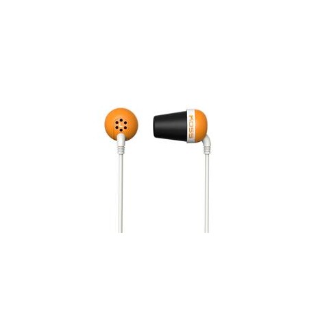 KOSS sluchátka The Plug, 10Hz - 20kHz, 112dB/mW, 3.5mm jack, 1.2m - oranžová