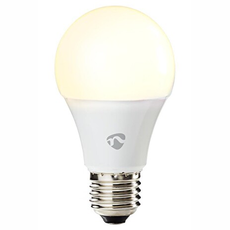 NEDIS Wi-Fi chytrá LED žárovka/ E27/ A60/ 9W/ 230V/ 800lm/ 2700K/ teplá bílá/ stmívatelná