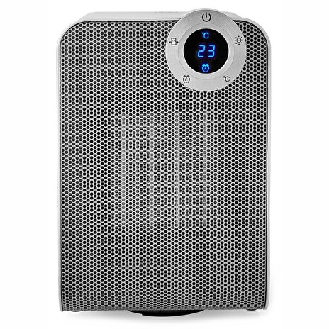 NEDIS Wi-Fi chytrý horkovzdušný ventilátor/ kompaktní/ termostat/ oscilace/ výkon 1800 W/ bílý