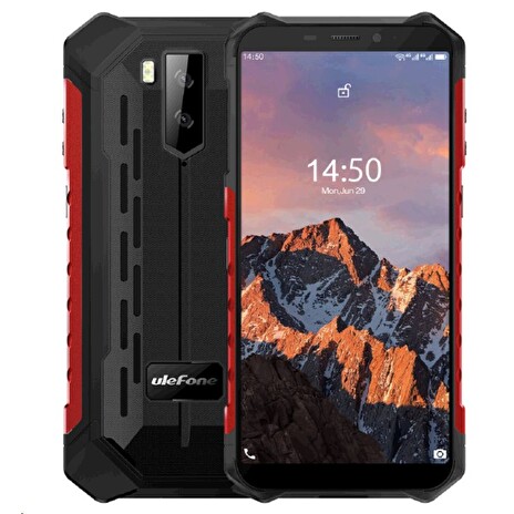 UleFone Armor X5 PRO DS 4+64GB gsm tel. Red