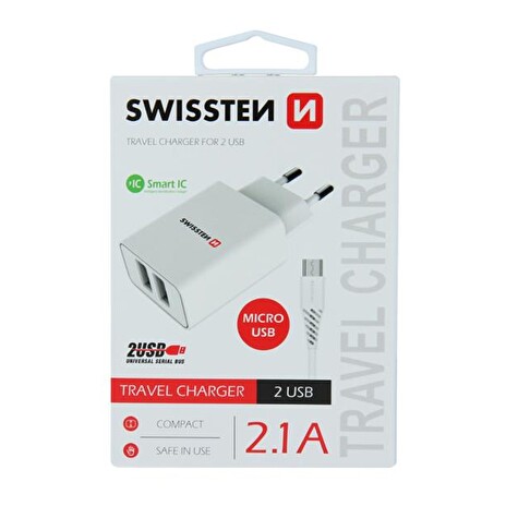 Adaptér USB SWISSTEN SMART IC 22051000