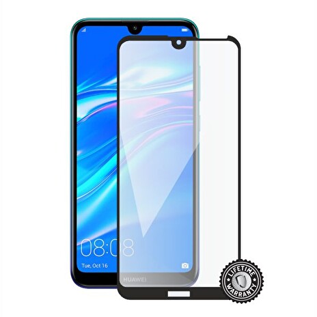 Screenshield HUAWEI Y7 (2019) Tempered Glass protection (full COVER black)
