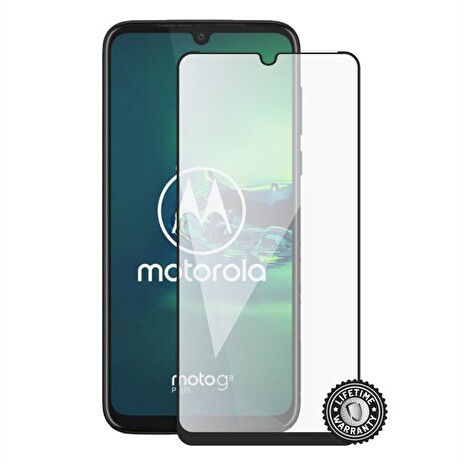 Screenshield MOTOROLA Moto G8 Plus XT2019 Tempered Glass protection (full COVER black)