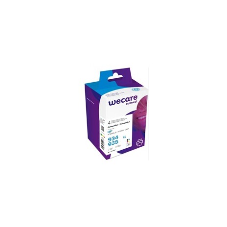 WECARE ARMOR cartridge pro HP OfficeJet 6812,6815,Officejet Pro 6230,6830,6835, černá/black+1C+1M+1Y, 1x45/3x12ml