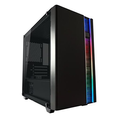 LC-POWER case Gaming 705MB Soul Blades_X Midi Tower, window, černá
