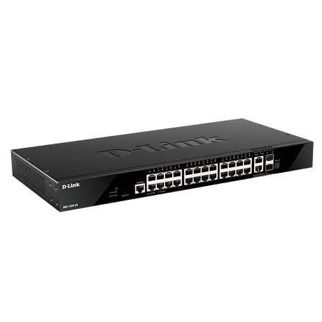 D-Link DGS-1520-28 24 ports GE + 2 10GE ports + 2 SFP+ Smart Managed Switch