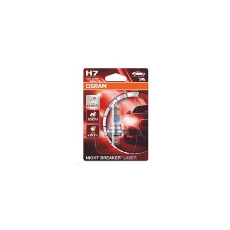 OSRAM autožárovka H7 NIGHT BREAKER® LASER 12V 55W PX26d (Blistr 1ks)