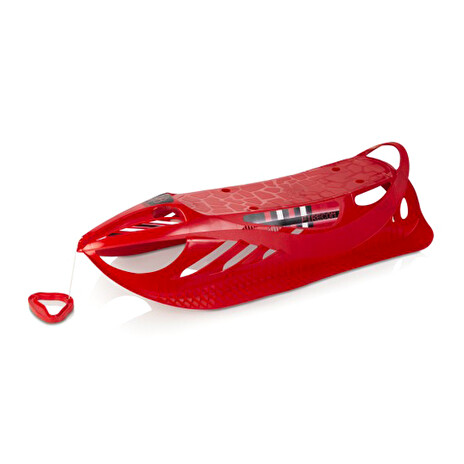 Dětské sáně TEDDIES FIRECOM RED 92x42x22cm