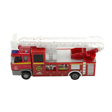Dětské hasičské auto TEDDIES se světlem a zvukem 17 cm