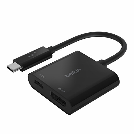 Belkin USB-C adaptér na HDMI + 60W napájení, černá