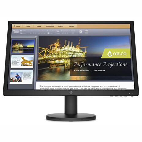 HP P21b G4 20,7"/ 1920x1080/ TN/ 5ms/ 250 cd/ m2/ VGA/ matný/ Černý