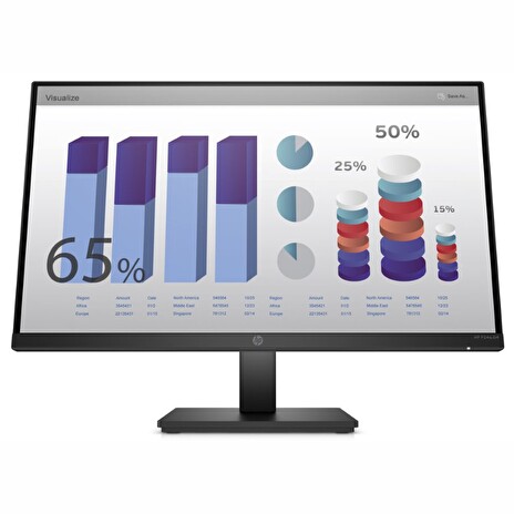 HP P24q G4 23,8"/ 2560x1440/ IPS/ 5ms/ 250 cd/ m2/ VGA/ matný/ Černý
