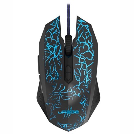 HAMA uRage gamingová myš Reaper 200 Illuminated/ drátová/ optická/ podsvícená/ 3000 dpi/ 7 tlačítek/ USB/ černá