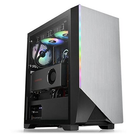 THERMALTAKE case H550 TG černý s oknem, 1x TG, 1x fan 120mm (ATX case bez zdroje)