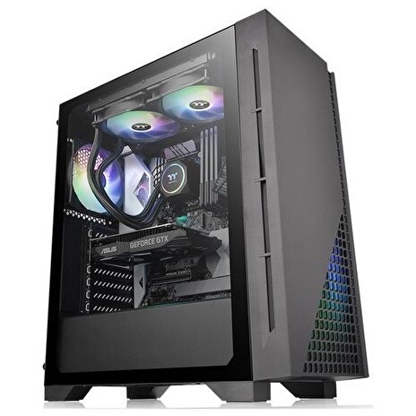 THERMALTAKE case H330 TG černý s oknem, 1x TG, 1x fan 120mm (ATX case bez zdroje)