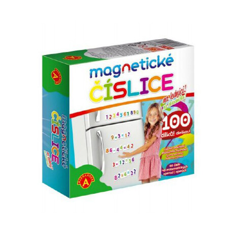Dětské magnetické číslice na lednici PEXI 100ks