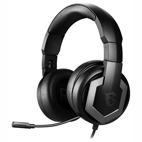 MSI herní headset IMMERSE GH61/ náhlavní/ 7.1 virtual/ zesilovač/ USB/ 3,5" jack