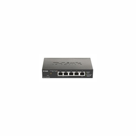 D-Link DGS-1100-05PDV2 5-Port Gigabit PoE Smart Switch, bez zdroje - napájen přes PoE, 2 PoE porty